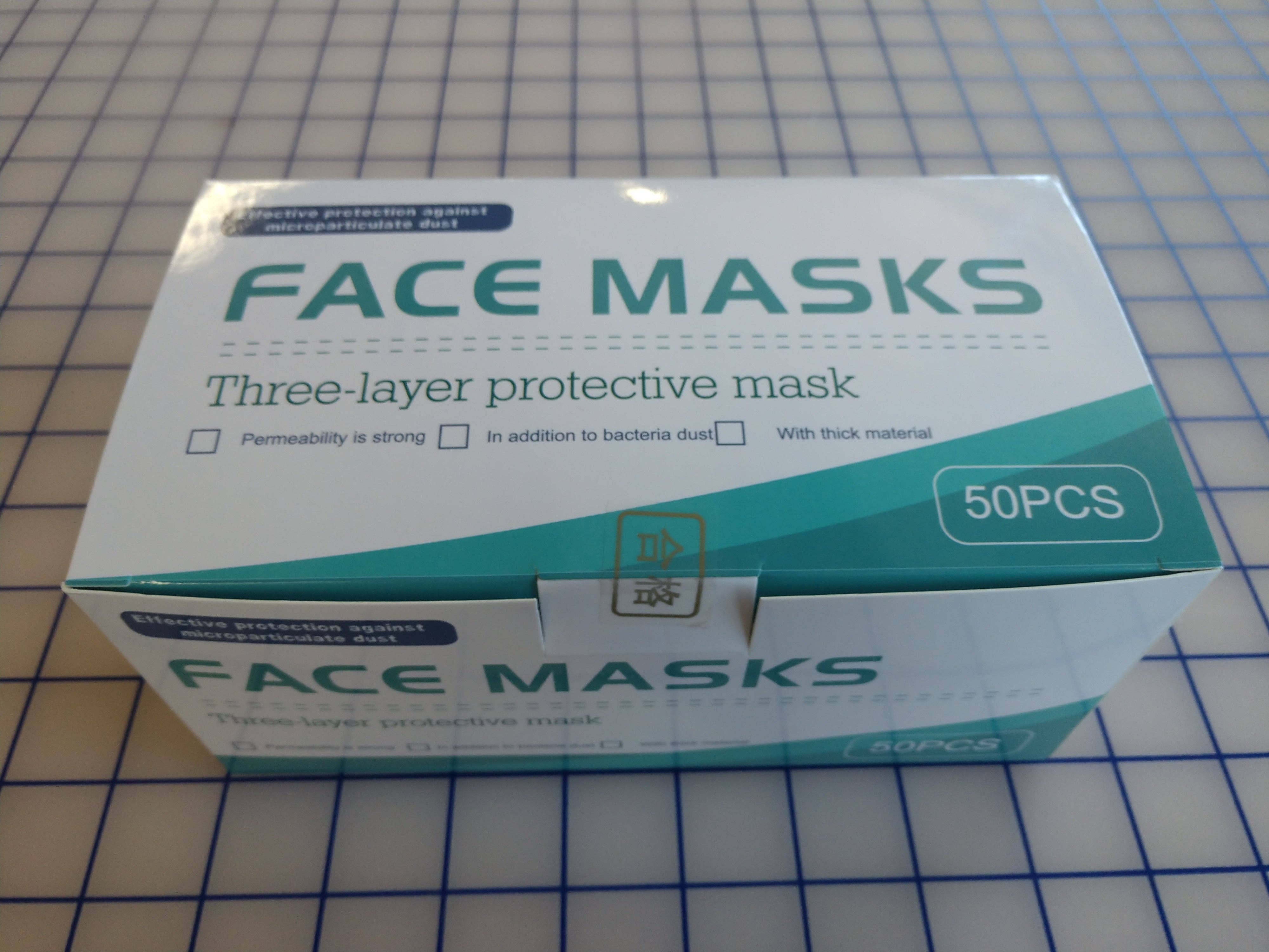 Bean Products - Wholesale Protective Face Mask/Shield - Bulk Disposable Pleated 3 ply Face Mask at Volume Discounts3