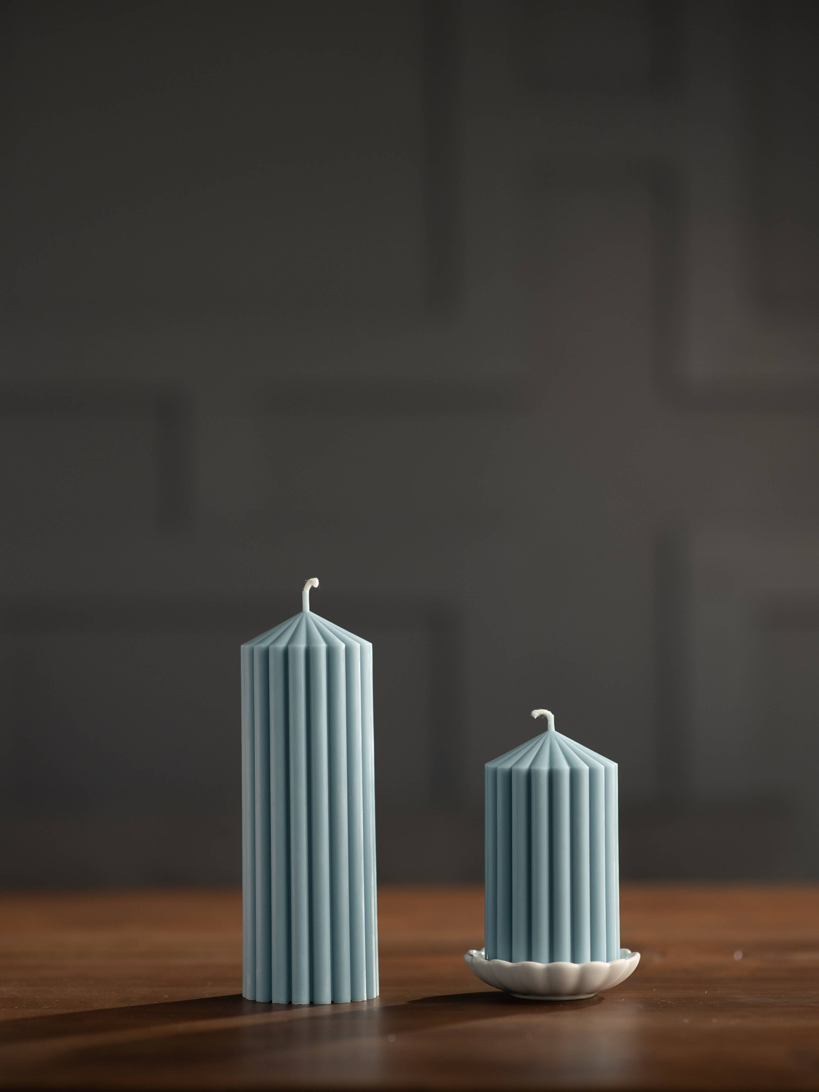 ZOETSTUDIO - Wholesale Pillar Candle - Large Ribbed Pillar Candles | Soy Wax | 110 hrs burn time2