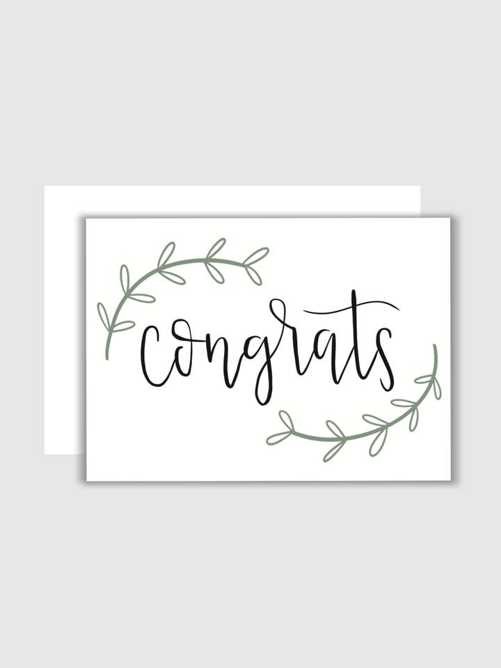 Congratulations Card for wholesale by Lucky Bunny Creations
