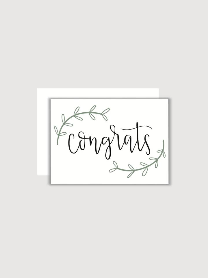Congratulations Card for wholesale by Lucky Bunny Creations