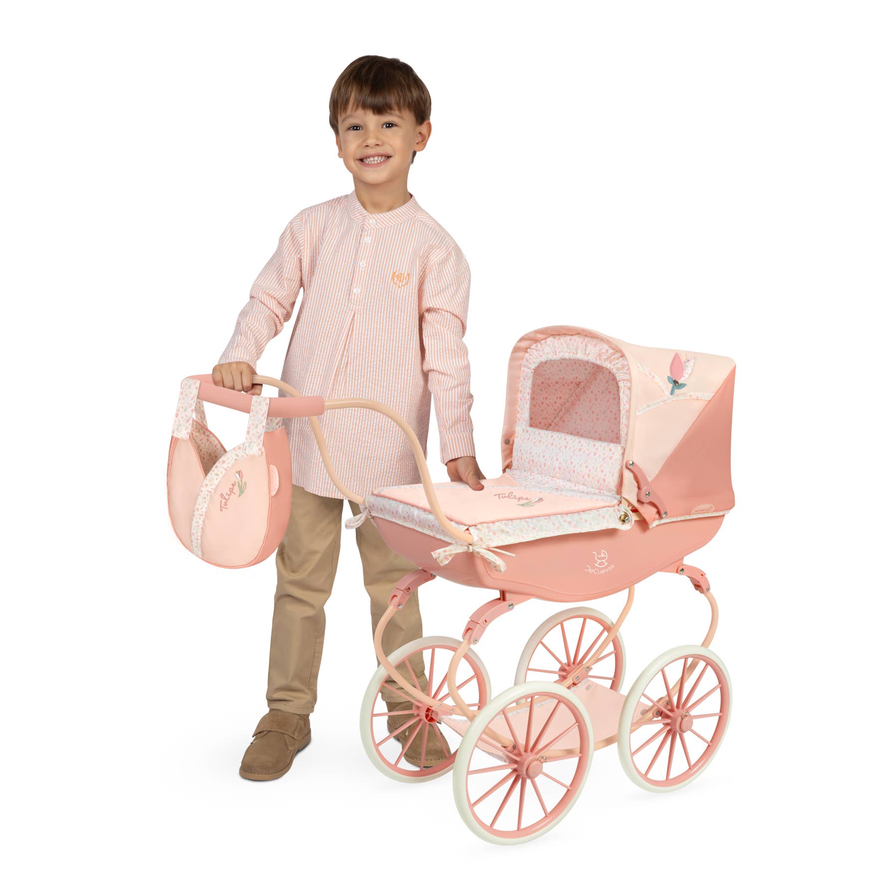 DeCuevas Toys – wholesale Doll pram – Kids – 87074 "Tulipe" Doll Carriage2