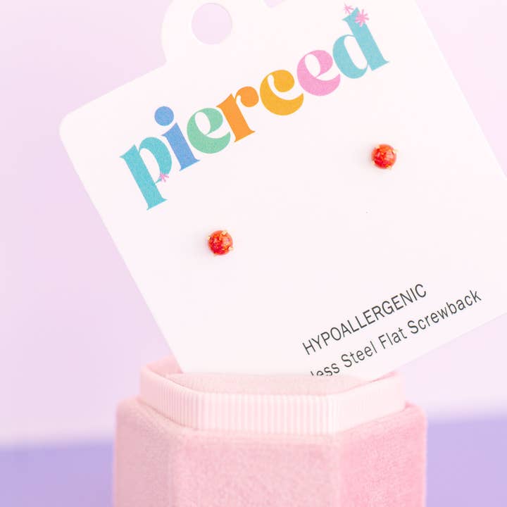 Red Opals for wholesale by Pierced Co