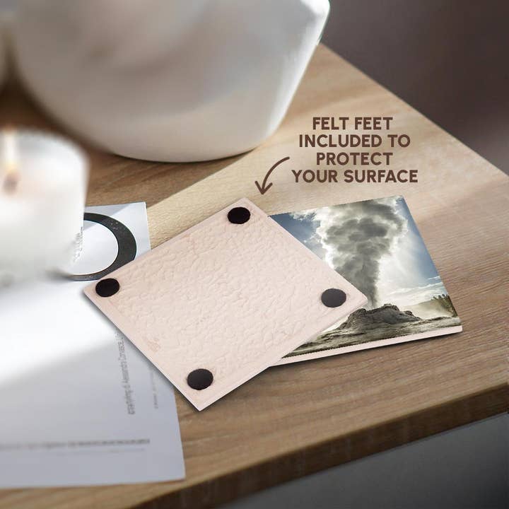 3dRose - Wholesale Coasters - 3dRose, Castle Geyser erupting, Upper Geyser Basin, Yellowstone NP, Wyoming, Coaster3