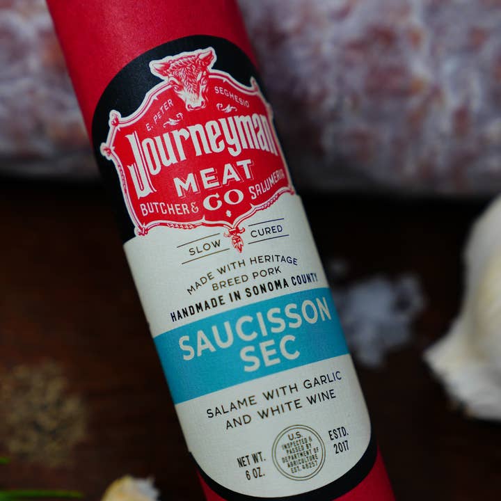 Journeyman Meat Co. - Vendita all'ingrosso Salame - Salsiccia Sec Salami Chub0