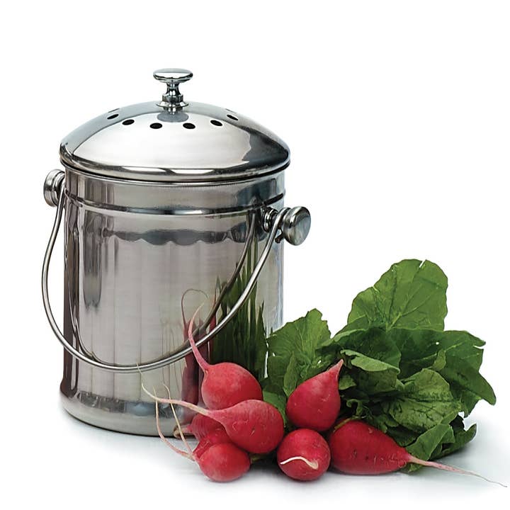 RSVP International - Wholesale Kitchen Tool/Gadget - Compost Pail - Small - 1/2 Gallon2