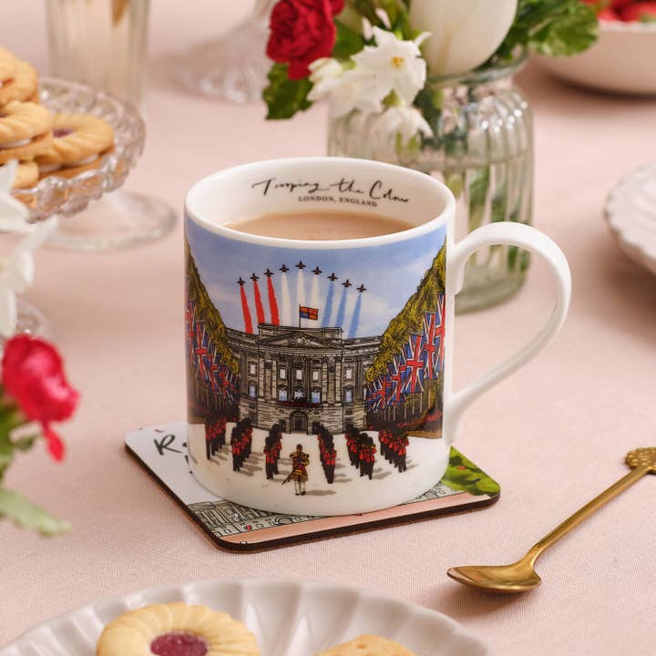 Trooping the Colour Mug for wholesale by Victoria Eggs