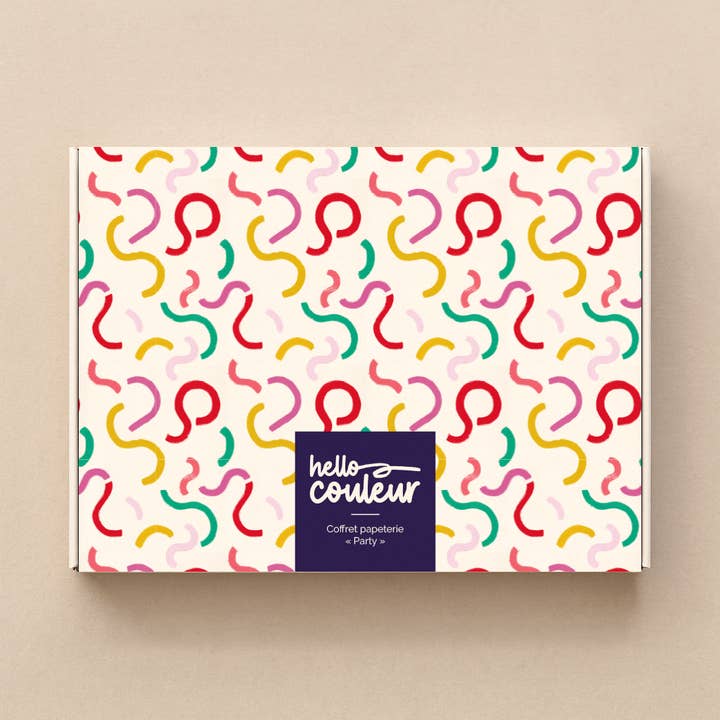 Stationery Box - Party for wholesale by Hello couleur