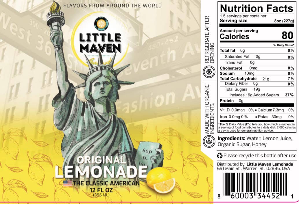 Little Maven Lemonade – Großhandel Fruchtsäfte – Original Limonade1