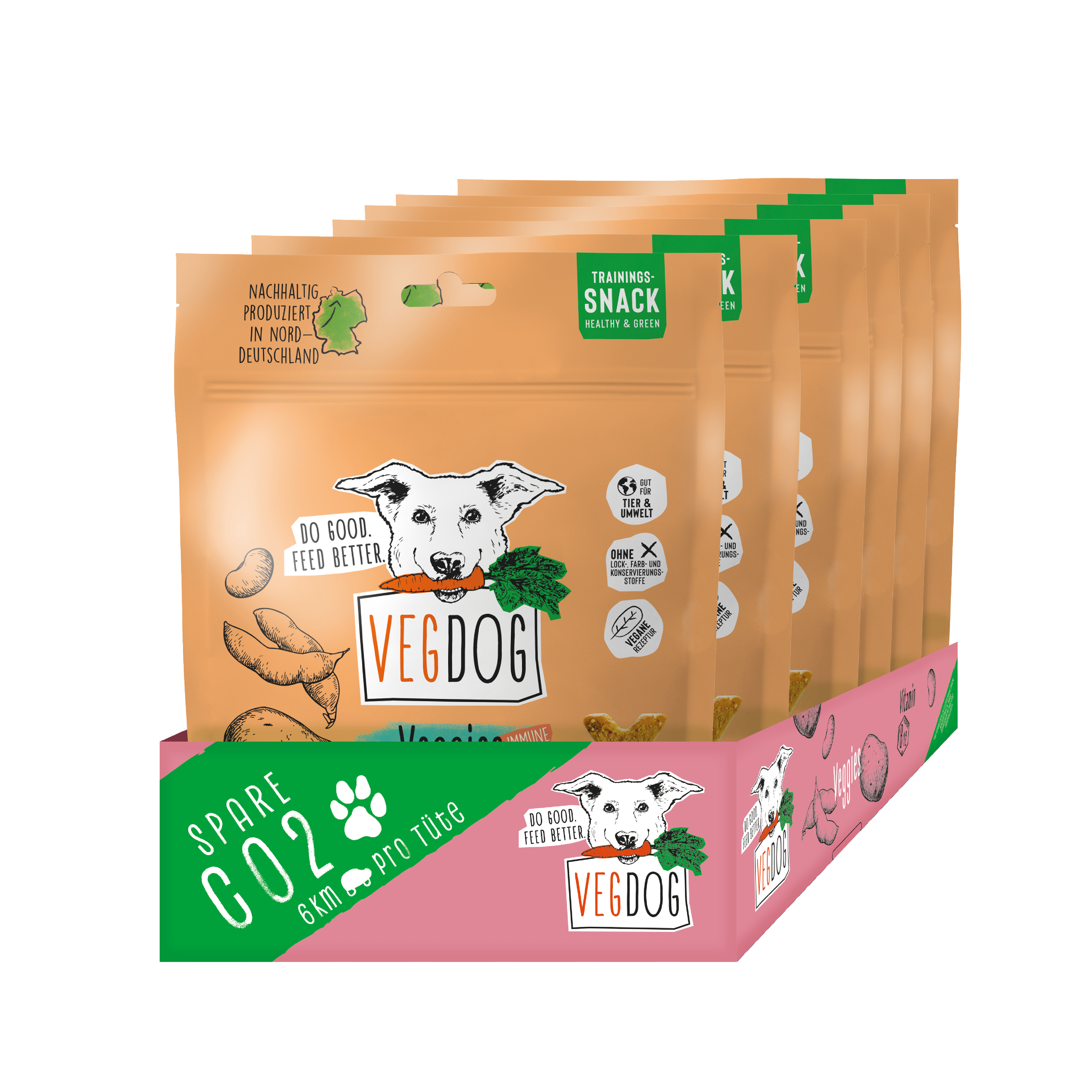 VEGDOG - Wholesale Pet Treats - Dog - VEGGIES immune 125 g3