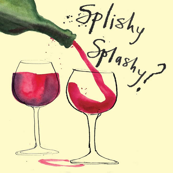 Poet and Painter - Wholesale Everyday Greeting Card - ' Splishy Splashy' Greetings Card , FP3065