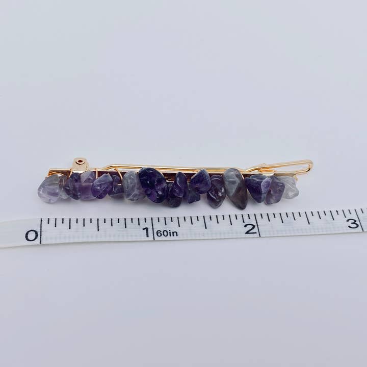 Mio Queena - Wholesale Hair Pin - Natural Stone Crystal Gravel Hairpin Women's Headdress