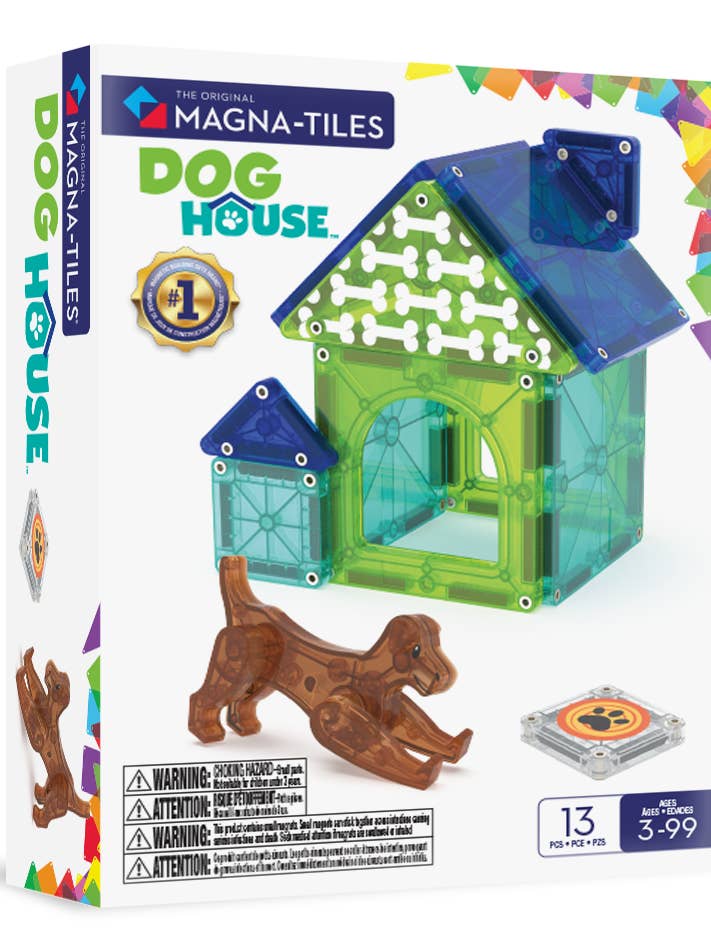 Magna-Tiles Dog House 13-Piece Set for wholesale by Magna-Tiles