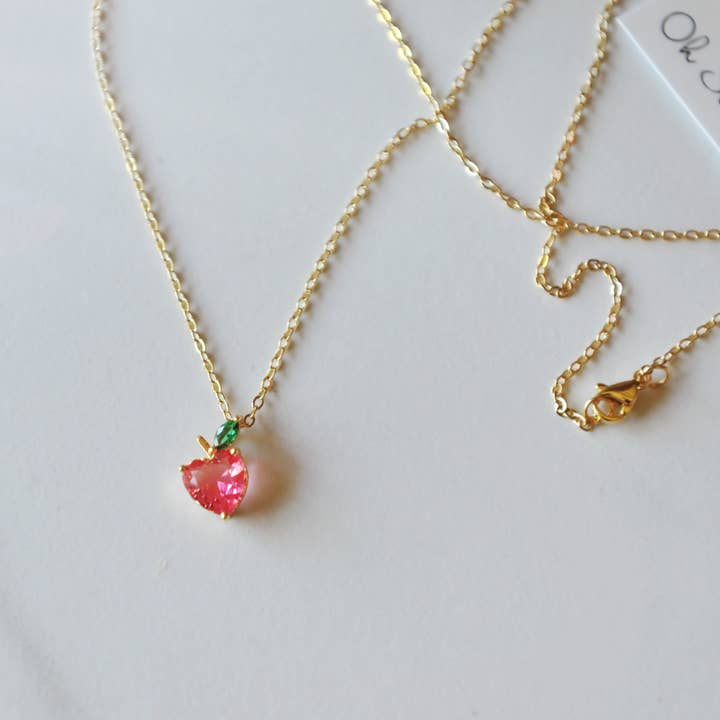 Peach Necklace for wholesale by Oh So Lovely