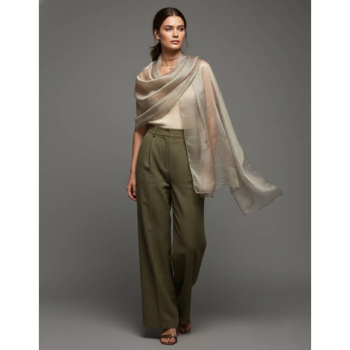 SAACHI - Vente Écharpe – femme - Écharpe Silk Glimmer44