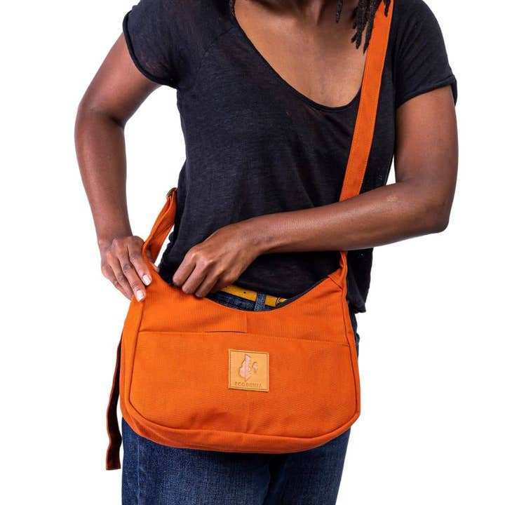 Ecodunia - Wholesale Shoulder Bag - Unisex - Crossbody Crescent Bag - Canvas Shoulder Bag for Women10