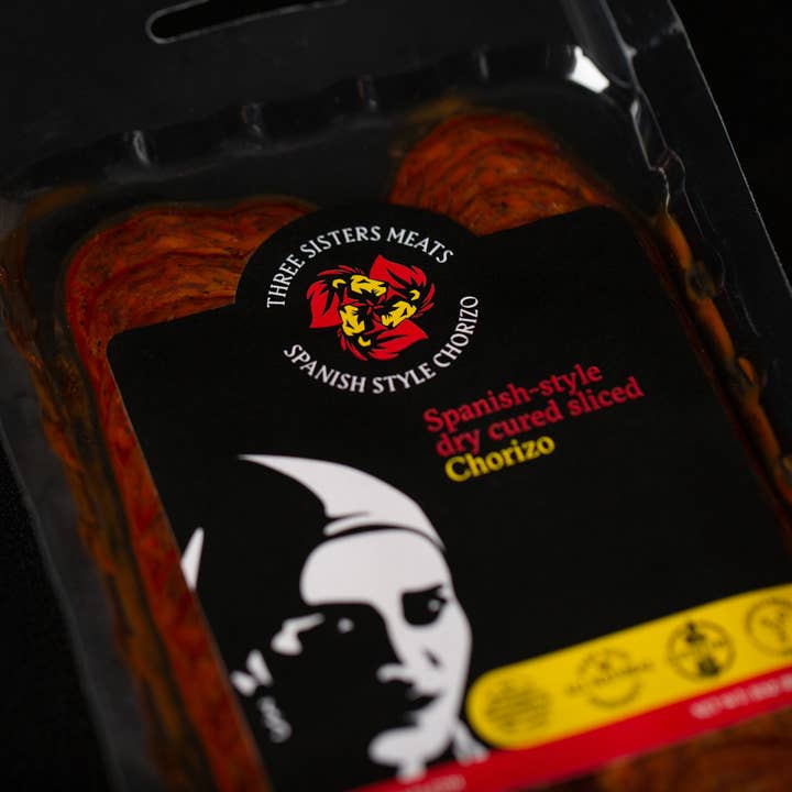 Three Sisters Artisanal Meats – wholesale Sausage – 3oz Sliced Dry Cured Chorizo1