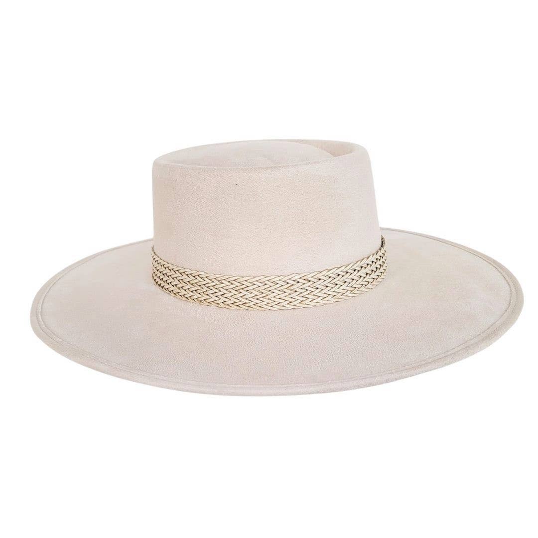 Beige LALA Women's Telescope Crown Hat for wholesale on Faire5