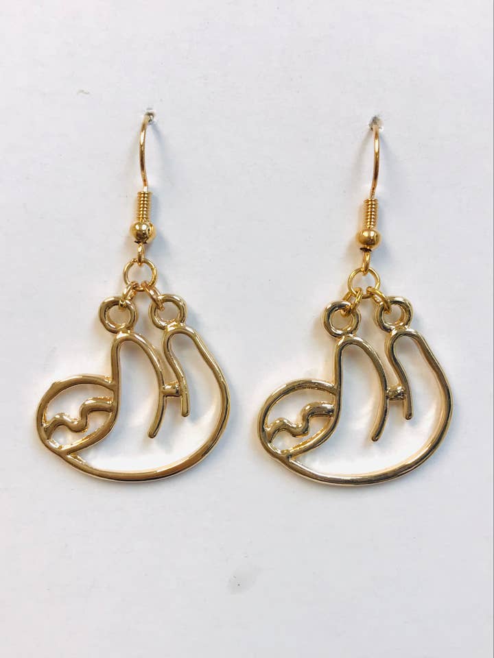 Orecchini bradipo, regalo bradipo, regalo per amanti del bradipo, gioielli bradipo per la vendita all'ingrosso da parte di SimpleNGreat