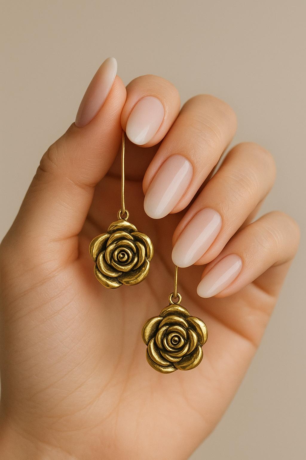 Wild & Free - Wholesale Dangle Earrings - Pendientes de Rosa de Estilo Vintage5