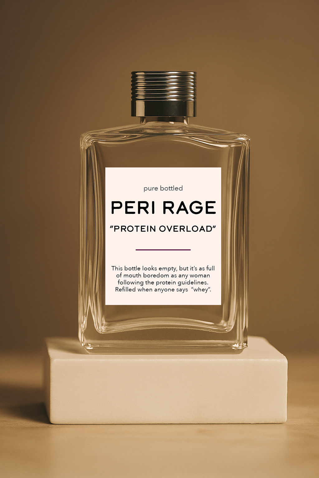 PERI RAGE - Wholesale Decorative Tabletop Object - Protein Overload Rage Bottle0