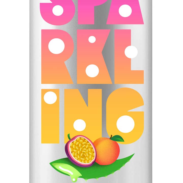 ALO Sparkling Passion Fruit & Peach Carbonated Aloe Vera Juice Drink | 330 ml, Pack of 12 for wholesale by ALO drink