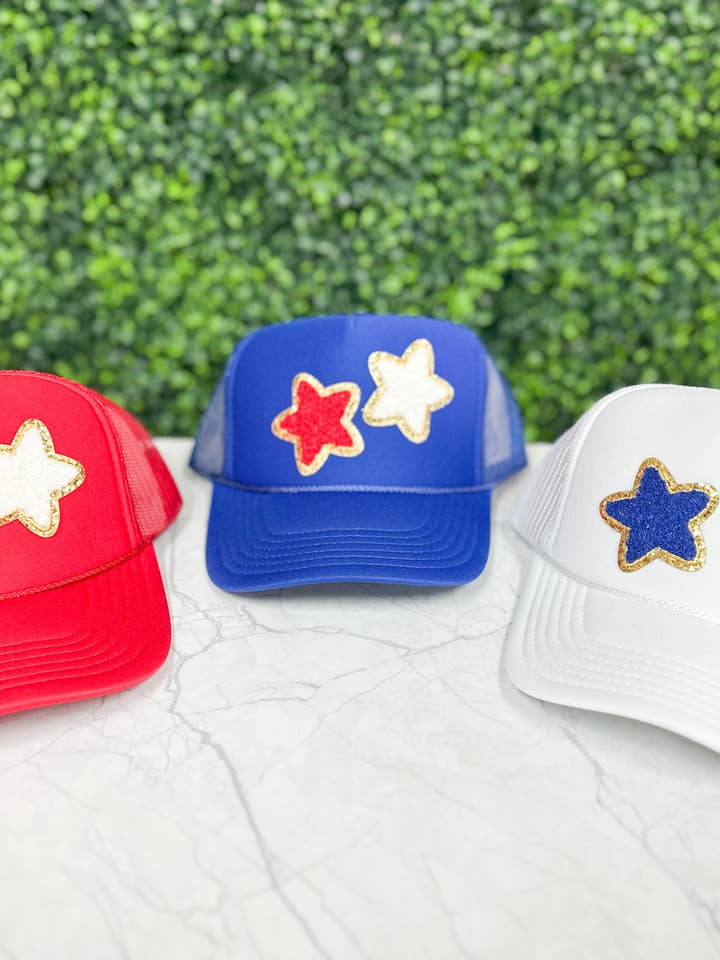 Cappello America Trucker, confezione da 3 per la vendita all'ingrosso da parte di The Sandy Pearls