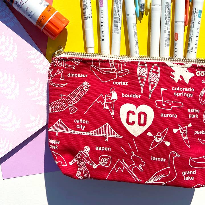 Maptote - Wholesale Pouch - Women's - Colorado Zipped Pouch8