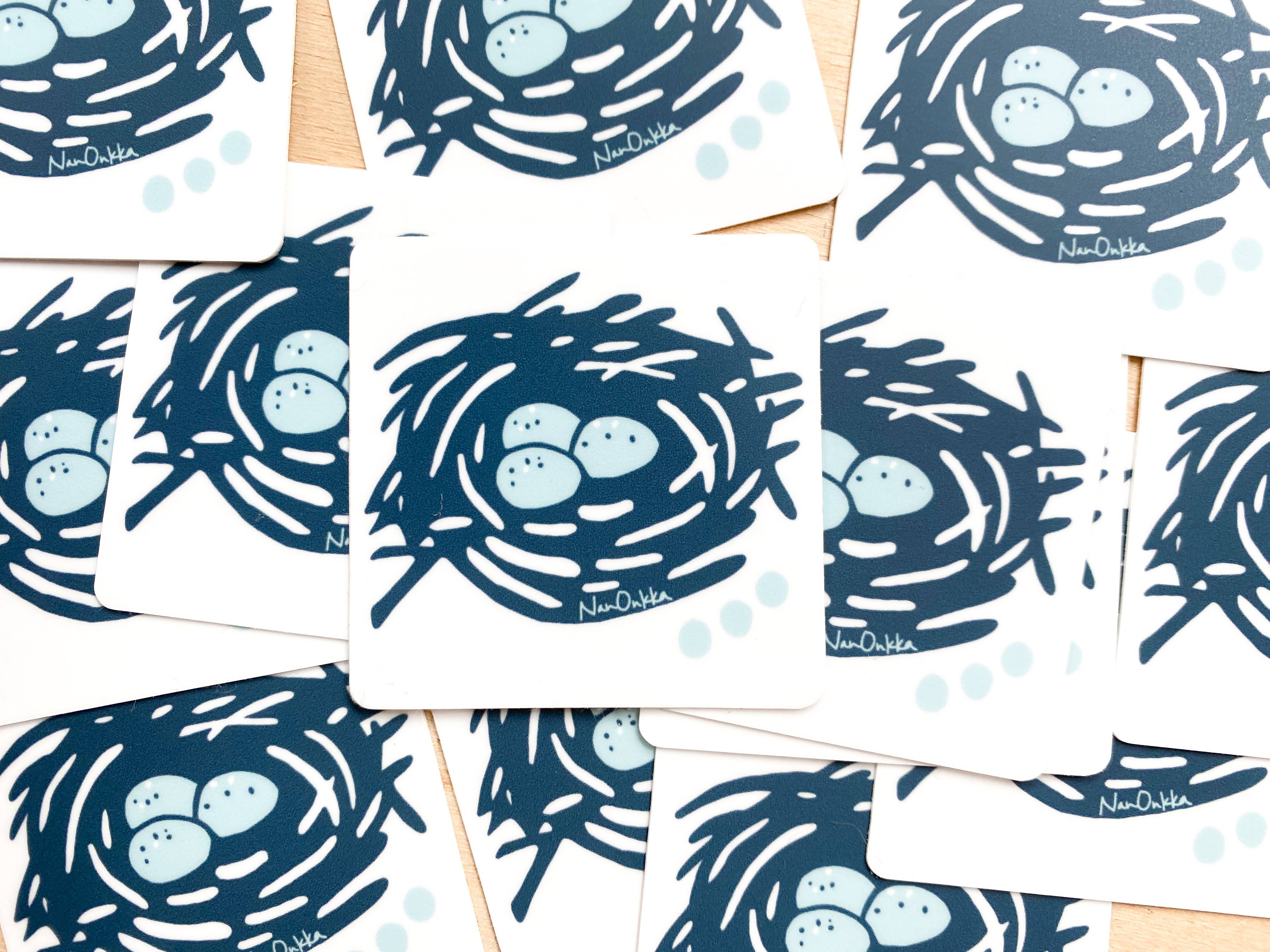 Nan Onkka Prints – Engroshandel Klistermærke – Nest Sticker1