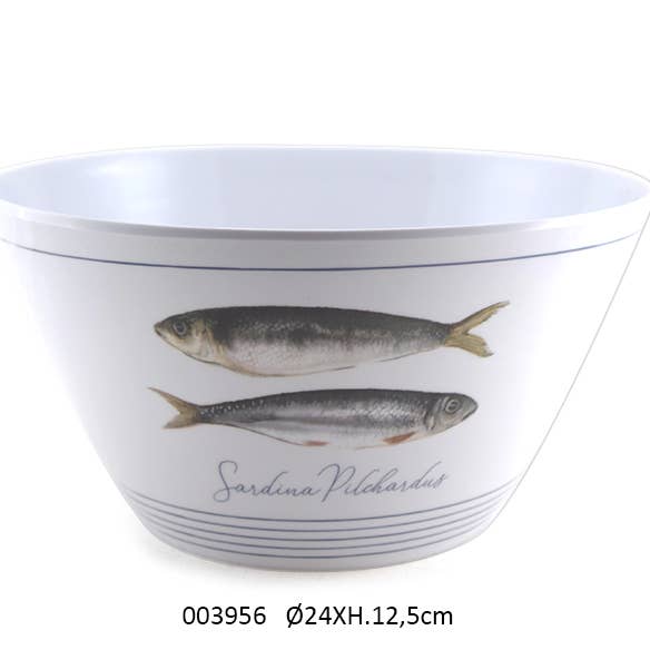 'Sardella' Salad Bowl Ø24 X H.12.5 cm for wholesale by Faye