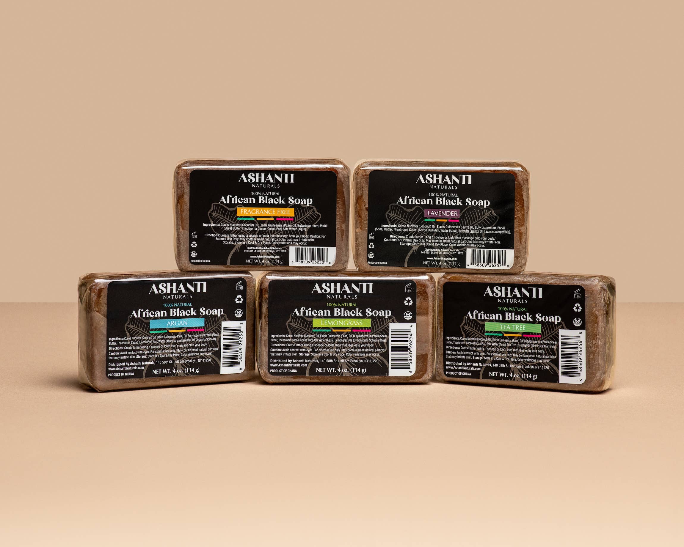 Ashanti Naturals - Wholesale Bar Soap - ASHANTI NATURALS 100% African Black Soap - ARGAN3