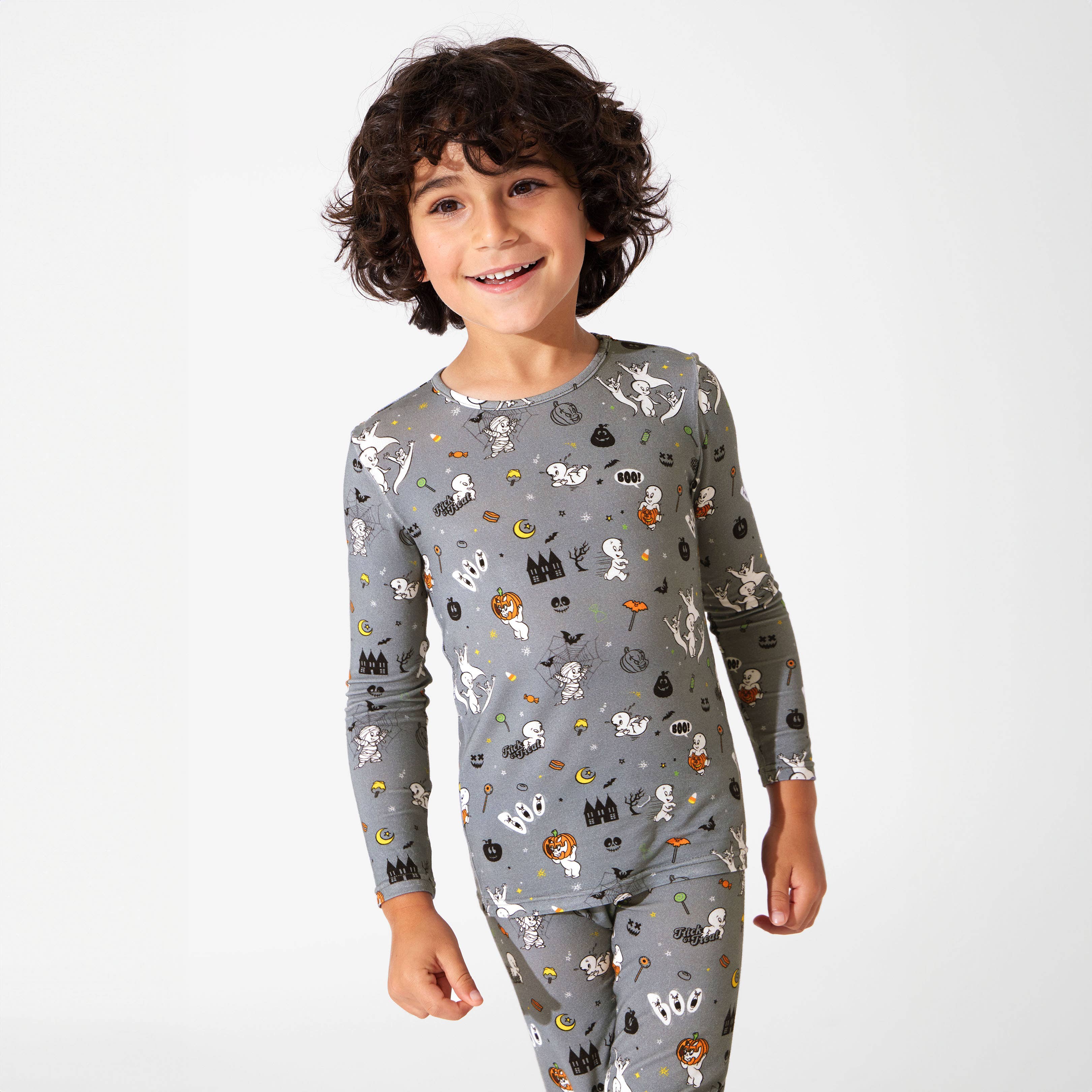 Bellabu Bear - Wholesale Sleepwear Set - Kids - Casper Halloween Bamboo Kids Pajamas10