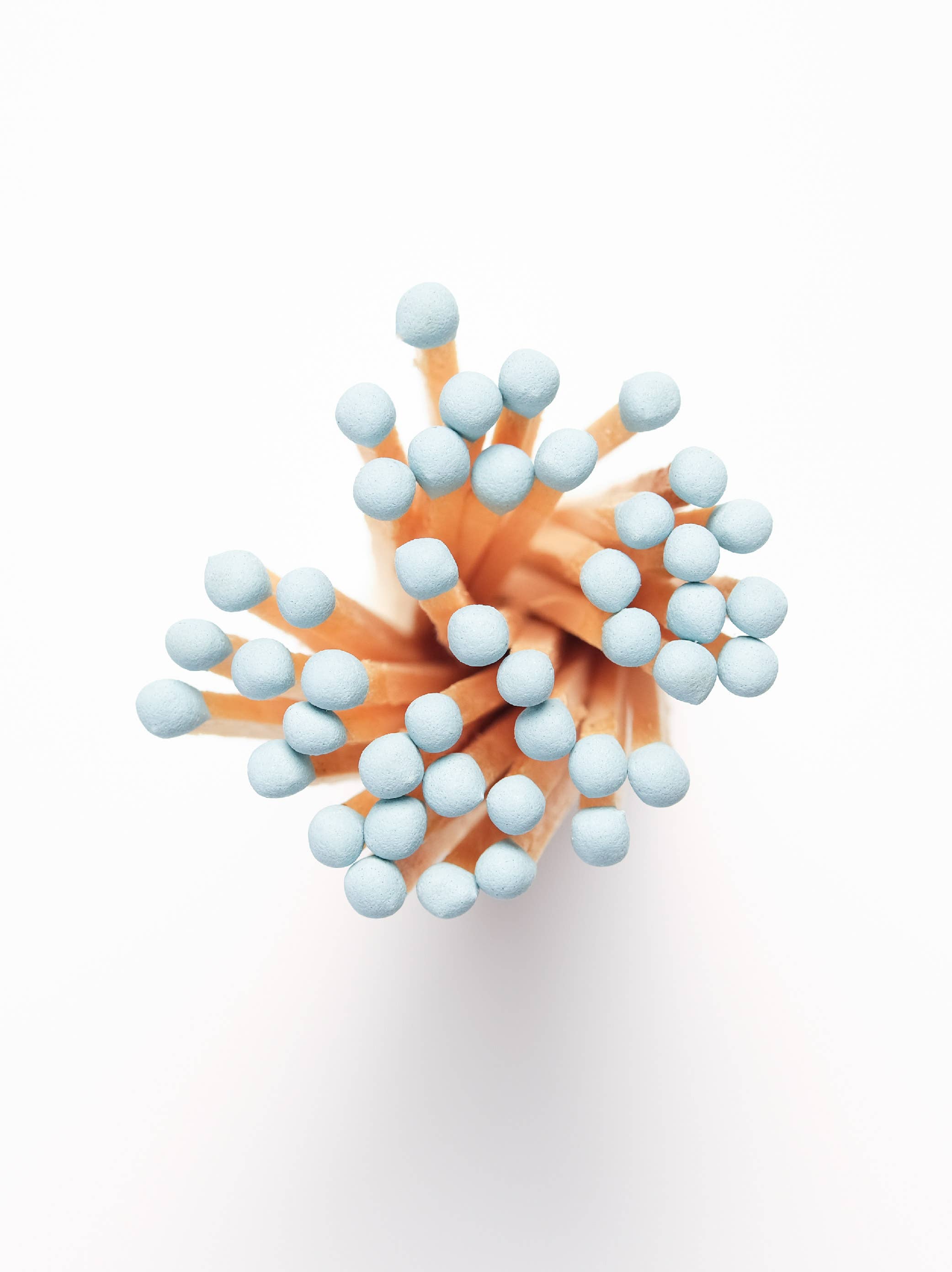 Made Market Co. – wholesale Matches – Mini Apothecary Vintage Powder Blue Matches1