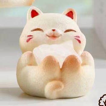 BCmini - Vente Figurine décorative - 71310 Maneki Chat Porte-Bonheur Cristal Boîte Surprise-612