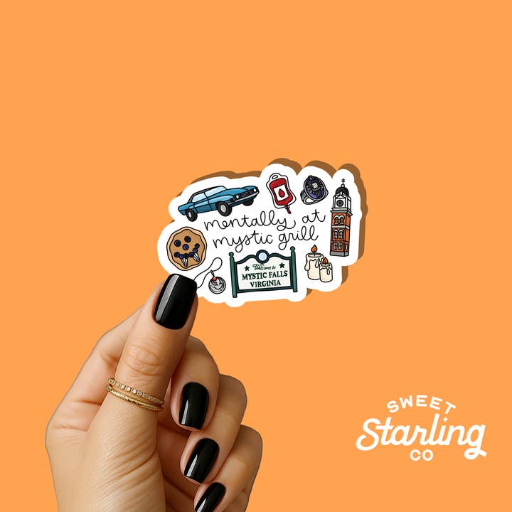 Autocolante Mystic Grill por atacado de The Sweet Starling Co