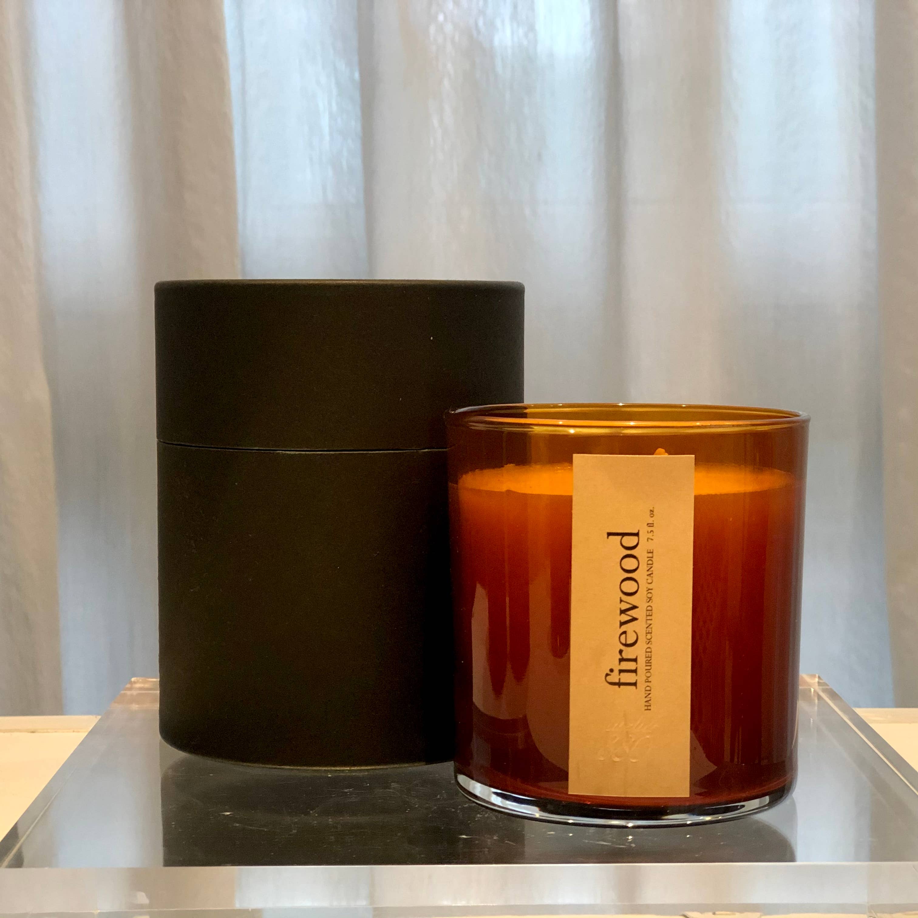 Atelier 880 - Wholesale Jar/Filled Candle - Firewood Scented Candle | Smoky Wood Scent Fall Winter8