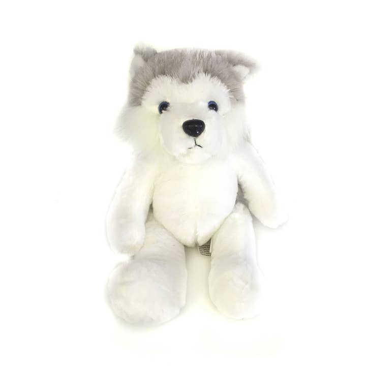 Sitting Husky 11" for wholesale by Plushland