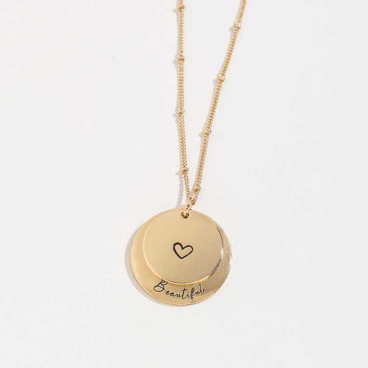 Howard's - Wholesale Pendant/Charm Necklace - Sale - Beautiful Hidden Heart Pendant Necklace