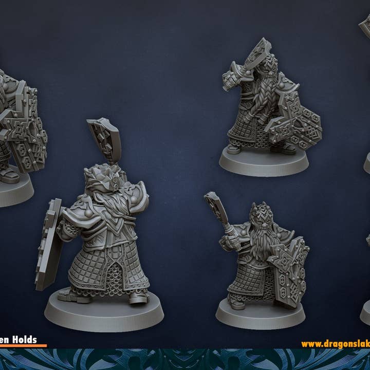Dwarf Sentinels for wholesale by Forg3d