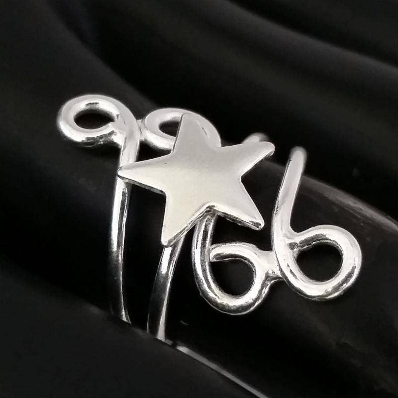 Costello International - Wholesale Toe Ring - Art Deco Silver Adjustable Beach Toe Rings36