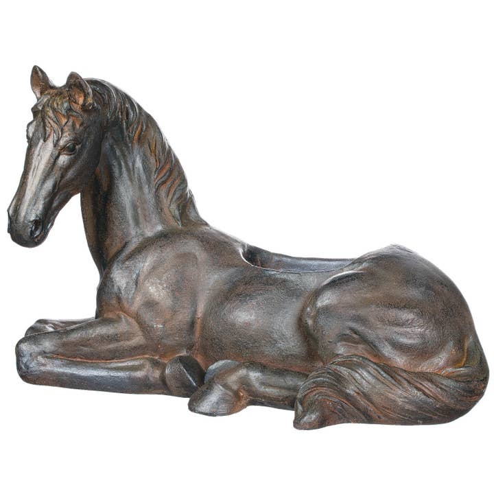Sullivans Home Decor - Wholesale Planter Box - Resting Horse Planter