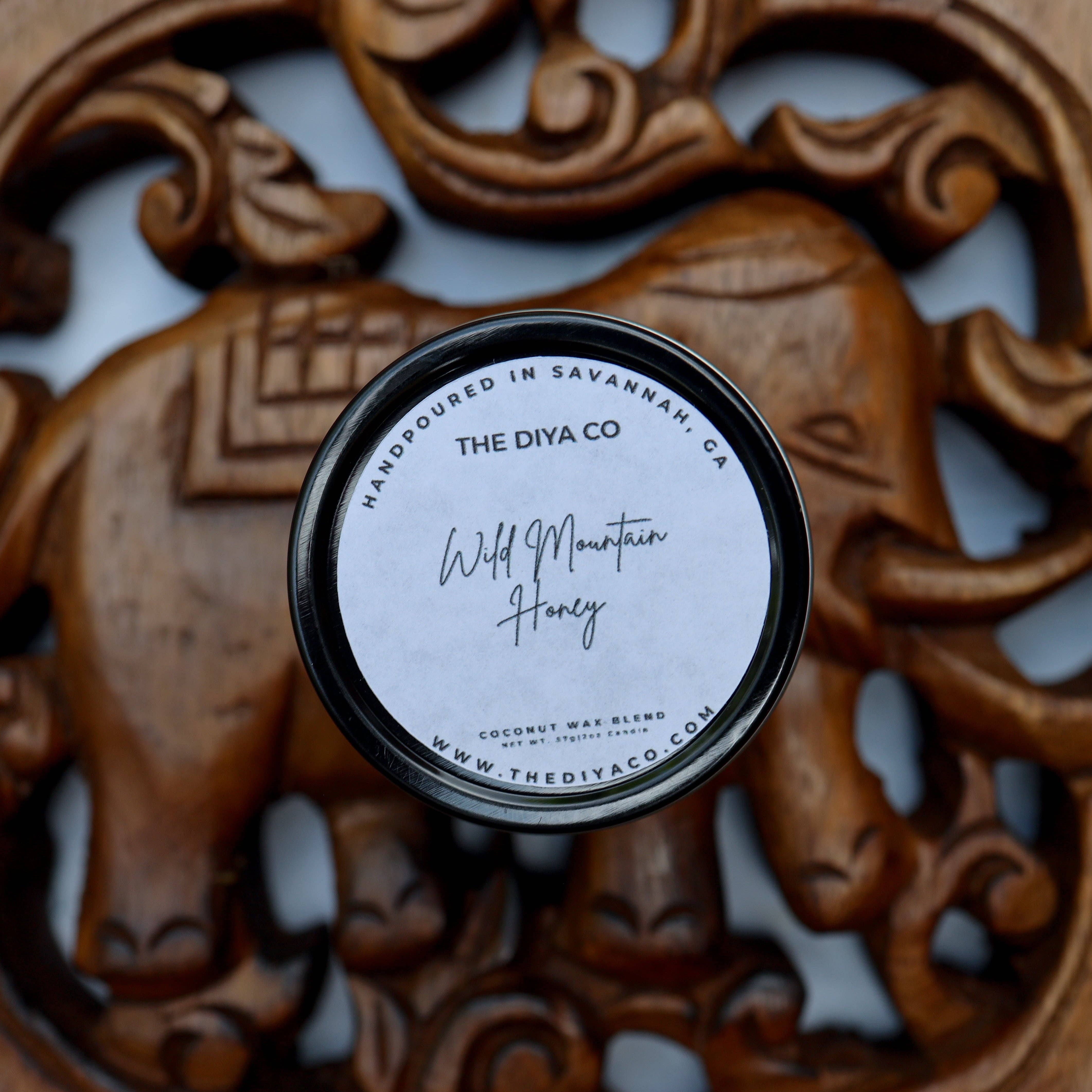 The Diya Co - Wholesale Travel Candles - Mini Tin 2oz Candle |Best Selling Scents |Coconut Soy Wax10