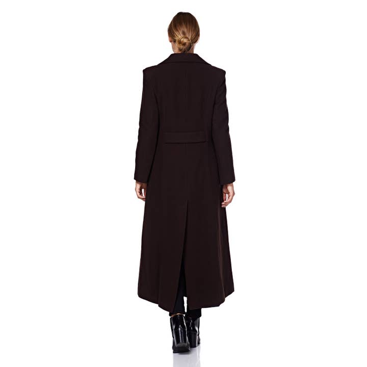 Anastasia – Engroshandel Frakke - Dame – Dame Dobbelt Breasted Uld Cashmere vinterfrakke