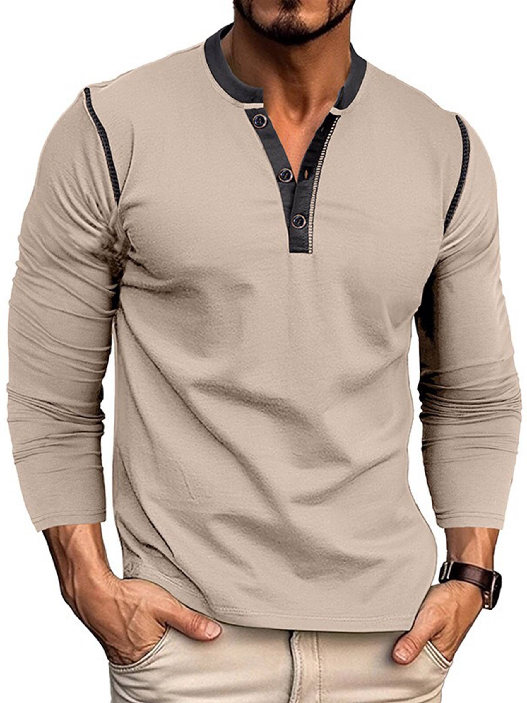 Wholesalesir - Vente T-shirt – homme - T-shirt Henry à manches longues2