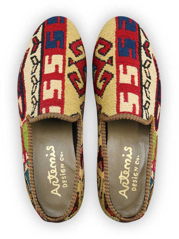 Mocassins Sumak Kilim pour hommes - Taille 11,5 pour la vente par Artemis Design Co.