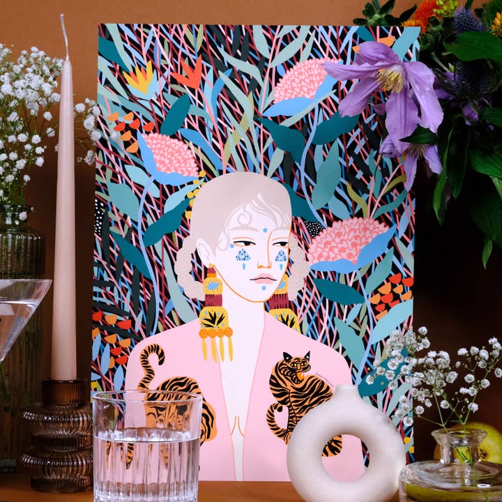 Korean Dream Giclee Fine Art Print for wholesale by Sasha Ignatiadou