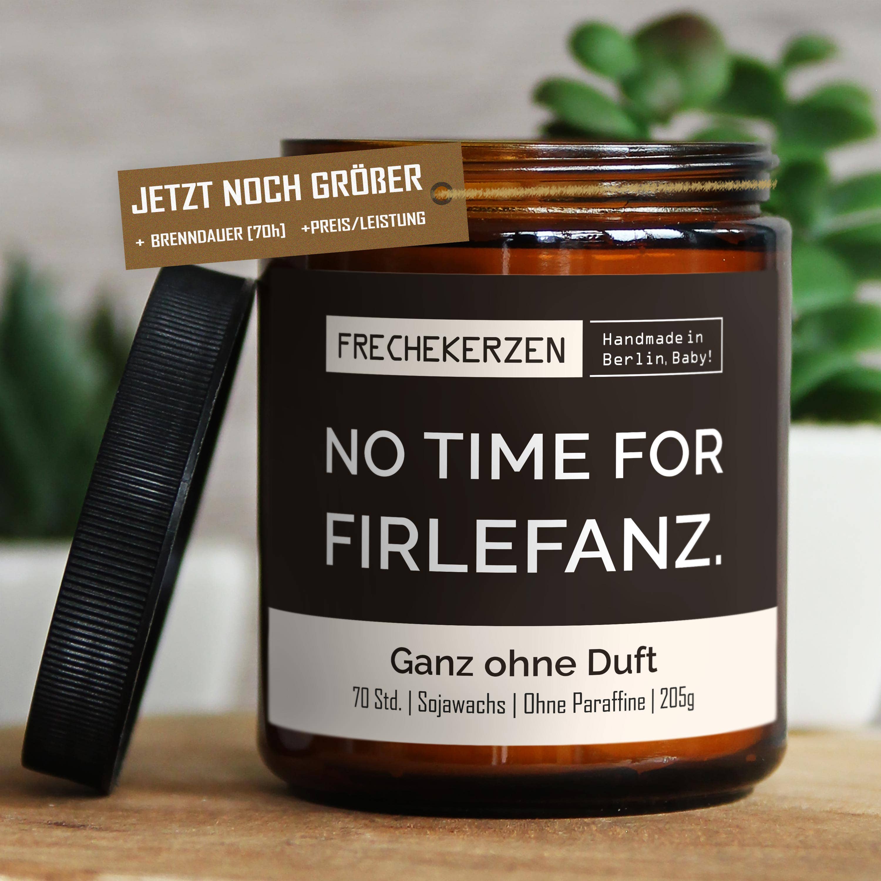mysoy‎® Duftkerzen-Manufaktur - Wholesale Jar/Filled Candle - Funny Candle | no time for nonsense.| Gift Soy17