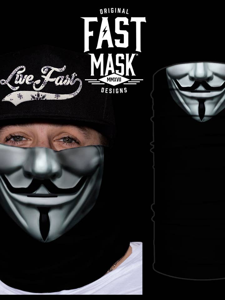 Anonymous Neck Gaiter for wholesale by Live Fast Gear