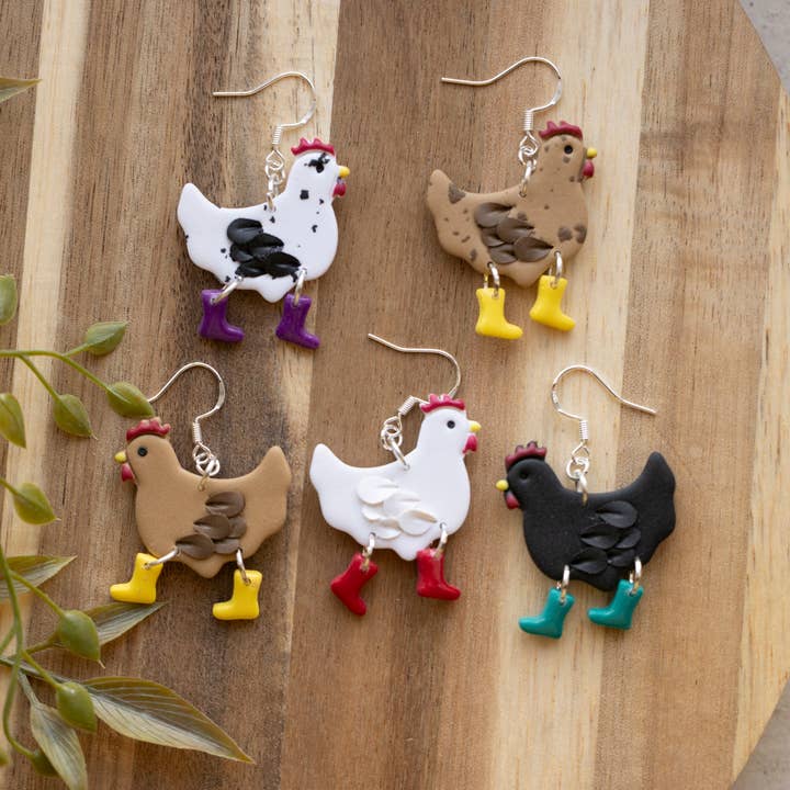 Coqs de jour pluvieux pour la vente par Crafted From Faith, LLC