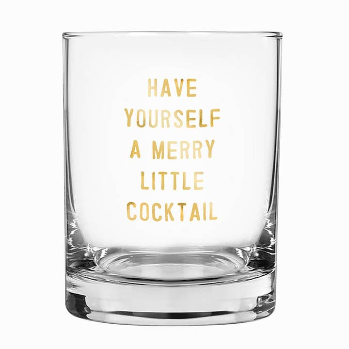 Santa Barbara Design Studio by Creative Brands - Wholesale Cocktail/Liquor Glass - DOF Rocks Glass - Merry Little Cocktail