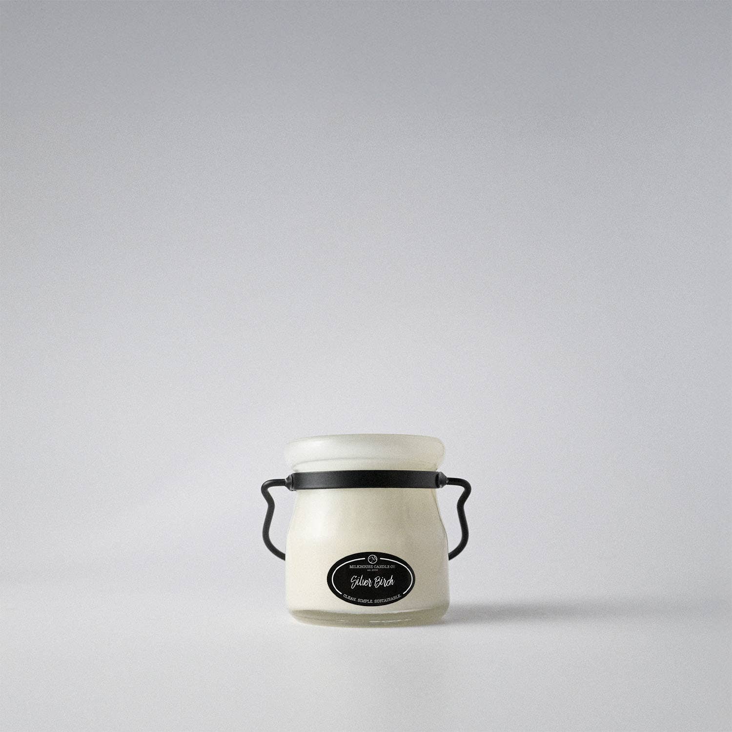 Milkhouse Candle Company - Vente Bougie en bocal - Bougie en pot de crème de 5 oz : bouleau argenté